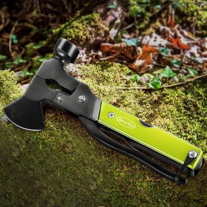 RoverTac Christmas Gifts for Men Dad, Multitool Axe for Mens Gifts, Gifts for Dad Husband Dad Boyfriend, Christmas Gifts Mens Stocking Stuffers-14 in 1 Multi Tool Axe Hatchet - Image 3